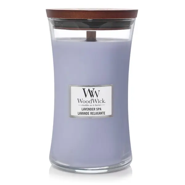 WoodWick Woodwick Large Hourglass Candle Lavender Spa Universal