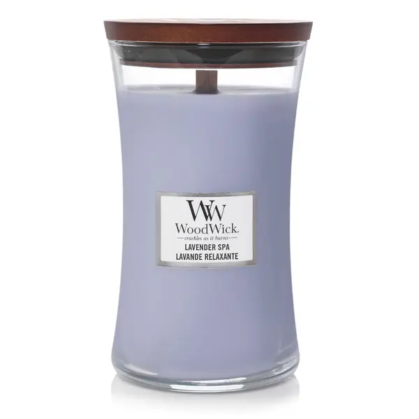 WoodWick Woodwick Large Hourglass Candle Lavender Spa Universal