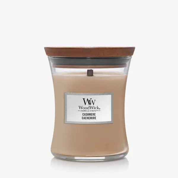WoodWick WoodWick Medium Hourglass Candle - Cashmere Universal