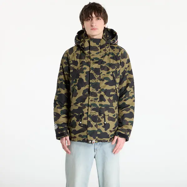 A BATHING APE Яке A BATHING APE 1St Camo Shark Snowboard Jacket M Green S