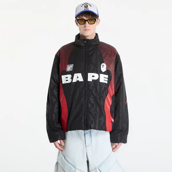 A BATHING APE Яке A BATHING APE Aba Frame Monogram Jacquard Multi Logo Padded Jacket UNISEX Black M