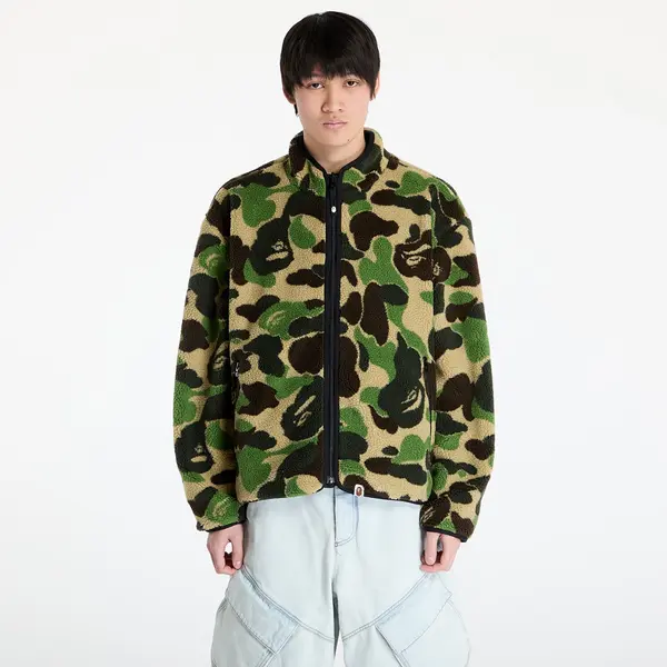A BATHING APE Яке A BATHING APE Abc Camo Boa Reversible Jacket M Green XL