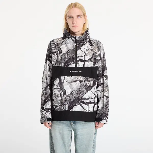 A BATHING APE Яке A BATHING APE Tree Edge Camo Anorak Jacket UNISEX White XL