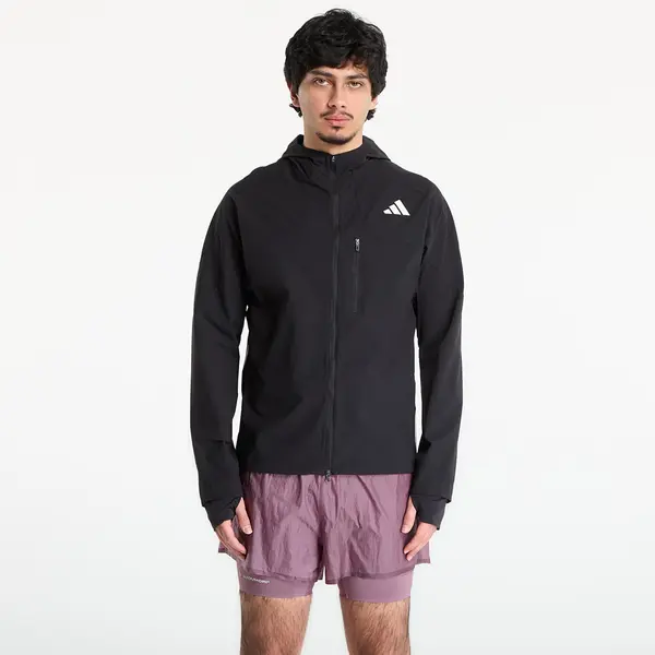 adidas Performance Яке adidas Adizero Running Jacket Black/ Black L