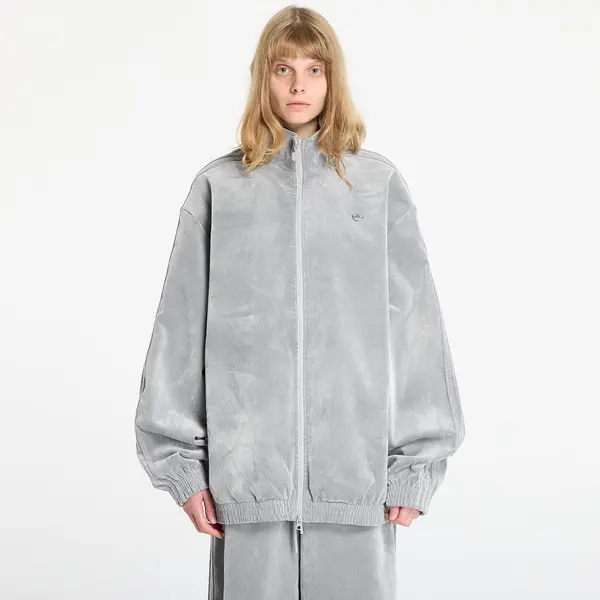 adidas Originals Яке adidas Brushed Twill Oversized Firebird Track Top Grey Two XS