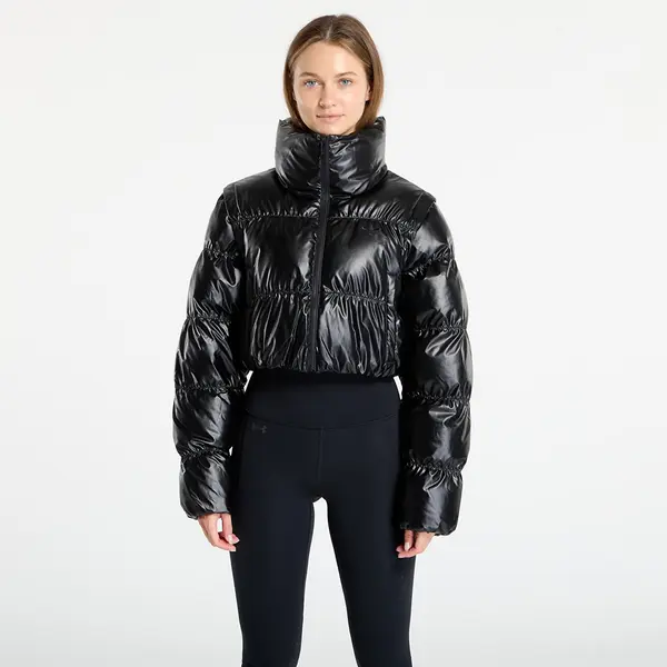 adidas Originals Яке adidas Essentials Glossy 2-In-1 Cropped Puffer Black XS