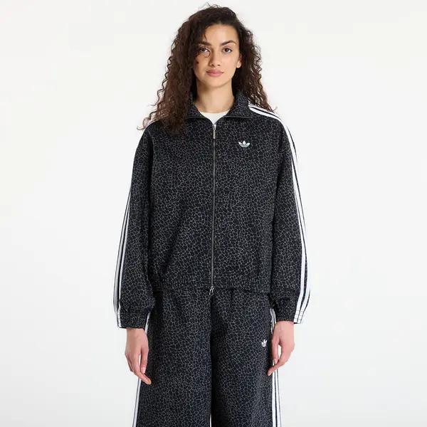 adidas Originals Яке adidas Firebird Oversized Aop Denim Jacket Black/ Grey Six L