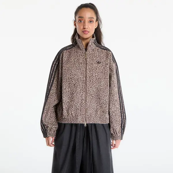 adidas Originals Яке adidas Firebird Oversized Aop Denim Jacket Earth Strata/ Stone Khaki L