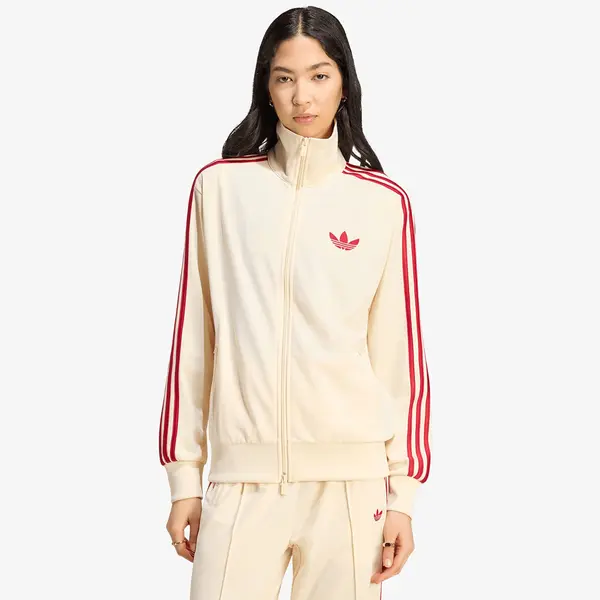 adidas Originals Яке adidas Firebird Track Top Loose Warm Vanilla/ Team Victory Red XS