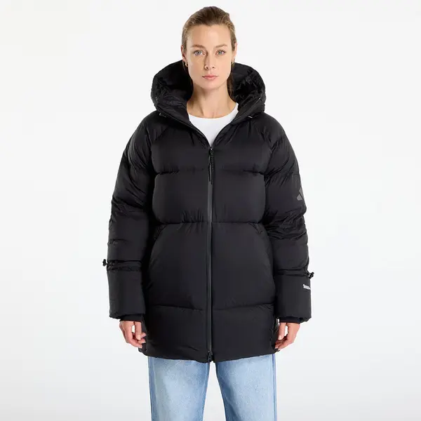 adidas Performance Яке adidas MYSHELTER Climawarm Down Parka Black/ Collegiate Green M