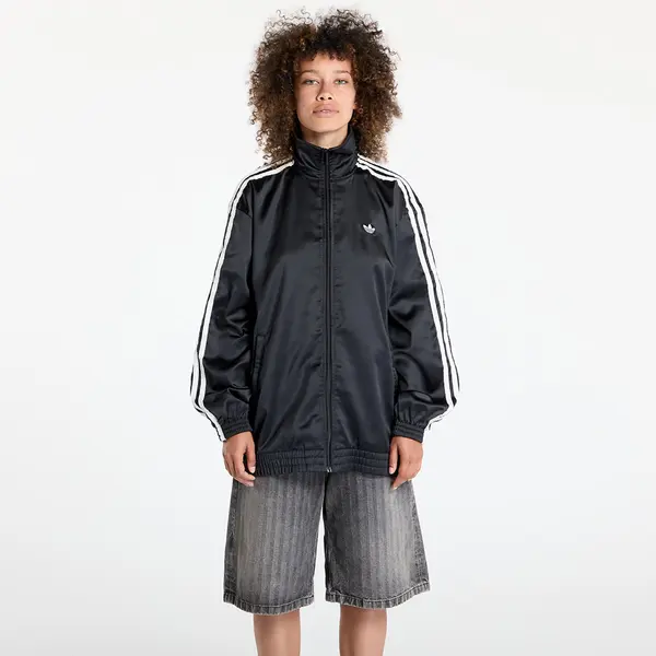 adidas Originals Яке adidas Originals Satin Firebird Track Top Ruffle 3-Stripes Black M