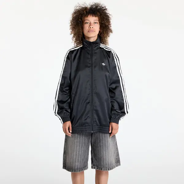 adidas Originals Яке adidas Originals Satin Firebird Track Top Ruffle 3-Stripes Black S