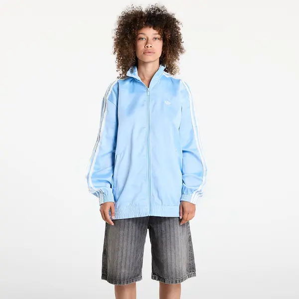 adidas Originals Яке adidas Originals Satin Firebird Track Top Ruffle 3-Stripes Clear Sky M