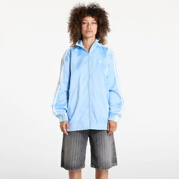adidas Originals Яке adidas Originals Satin Firebird Track Top Ruffle 3-Stripes Clear Sky XS