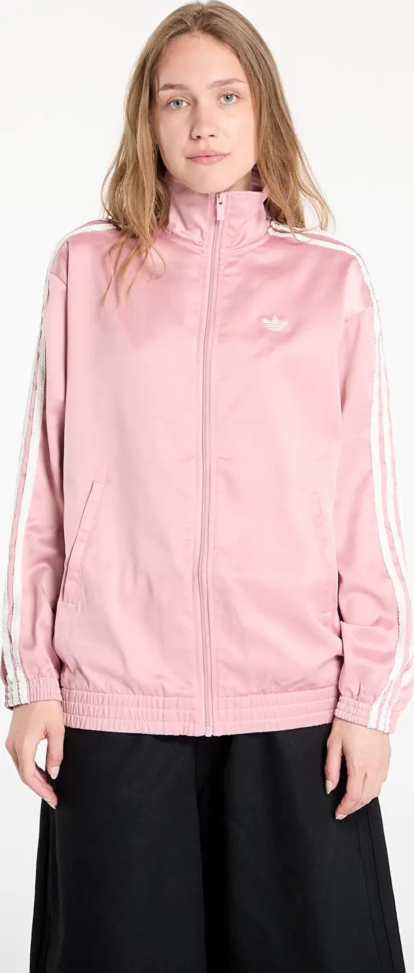 adidas Originals Яке adidas Originals Satin Firebird Track Top Ruffle 3-Stripes Wonder Mauve XS
