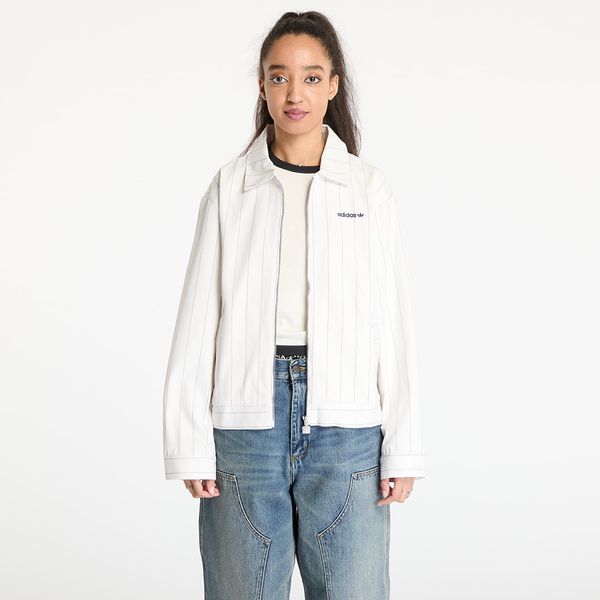 adidas Originals Яке adidas Pinstripe Harrington Jacket White/ Off White/ Night Indigo XS