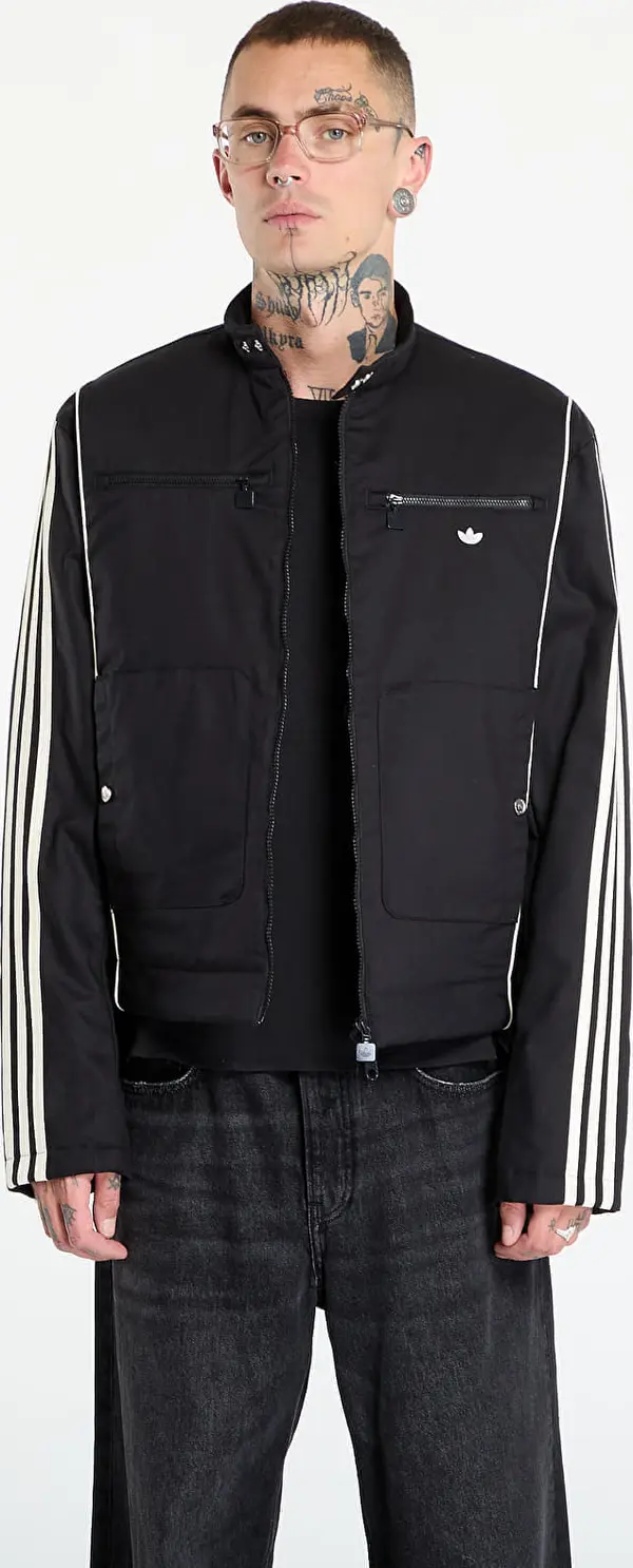 adidas Originals Яке adidas Premium Waxed Jacket Black/ Black/ Off White L
