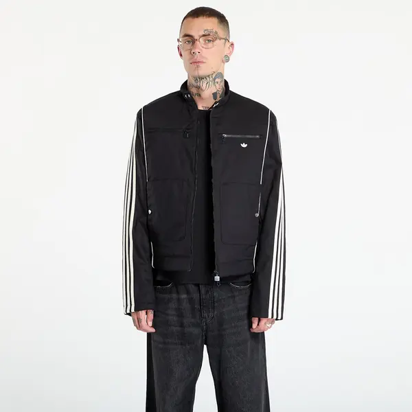adidas Originals Яке adidas Premium Waxed Jacket Black/ Black/ Off White M