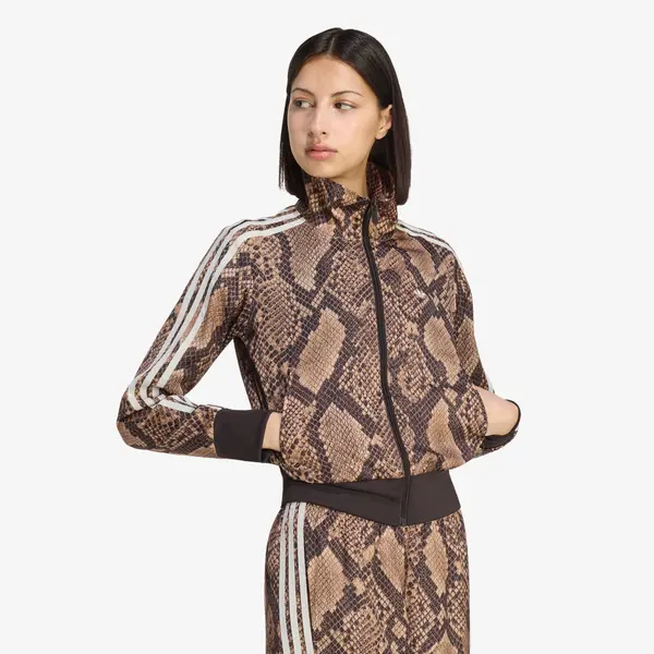 adidas Originals Яке adidas Satin Snake Print Firebird Track Jacket Linen/ Magic Beige S