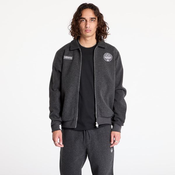 adidas Originals Яке adidas Spezial Fleece Track Top Dark Grey Heather S