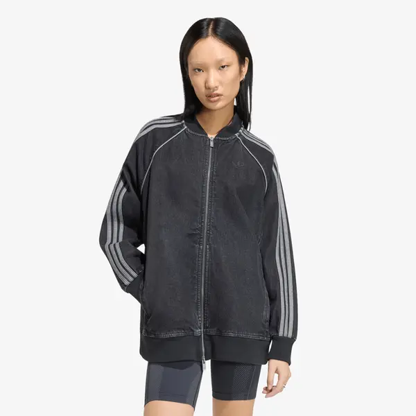 adidas Originals Яке adidas SST Oversized Denim Tracktop True Black Denim XL