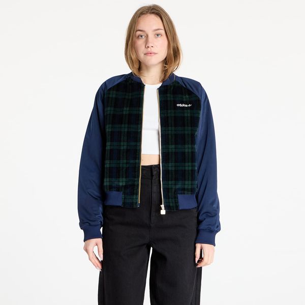 adidas Originals Яке adidas Tartan Jacket Night Indigo/ Black/ Green XS