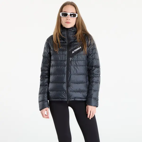 adidas Performance Яке adidas Terrex Techrock CLIMAWARM+ Down Hooded Jacket Carbon/ Black L