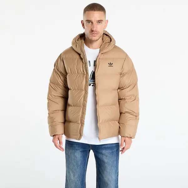 adidas Originals Яке adidas Tonal Hooded Puffer Jacket Cardboard S