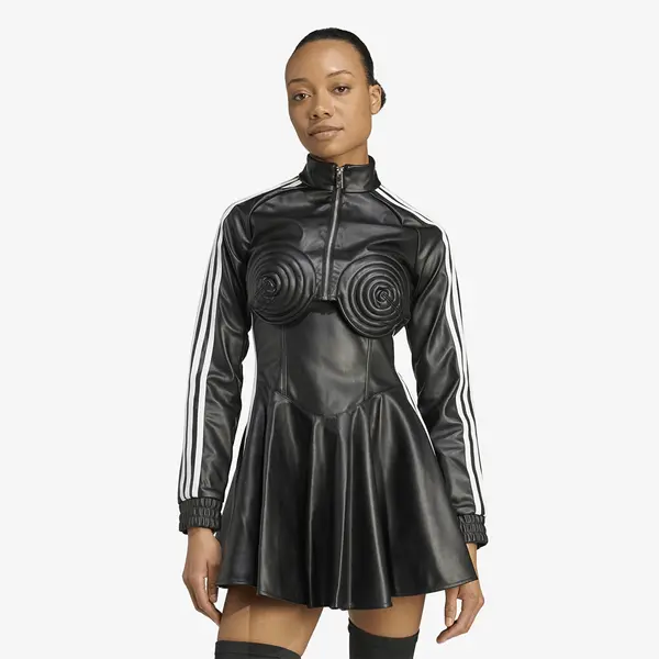 adidas Originals Яке adidas x Jeremy Scott Faux Leather Track Top Black S
