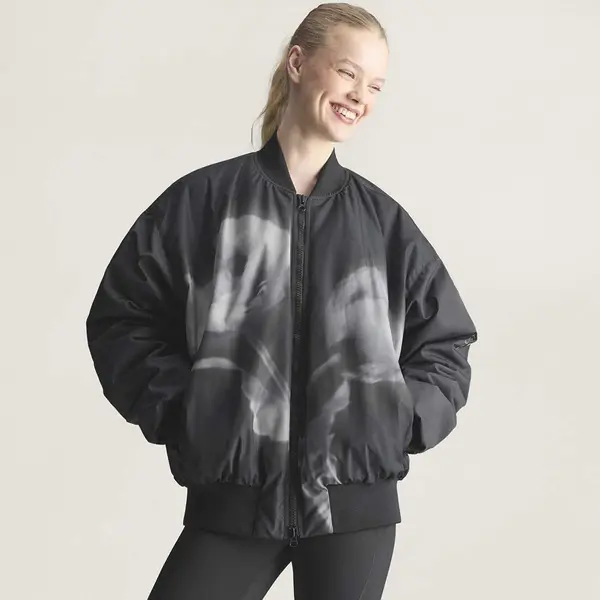 adidas Performance Яке adidas x Stella Mccartney Woven Bomber Printed Black/ White M