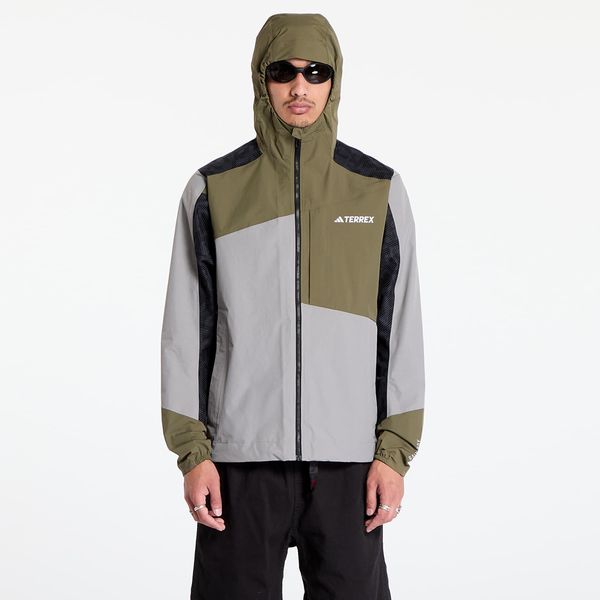 adidas Performance Яке adidas Xperior Hybrid RAIN.RDY Jacket Ch Solid Grey/ Olive Strata/ Carbon L