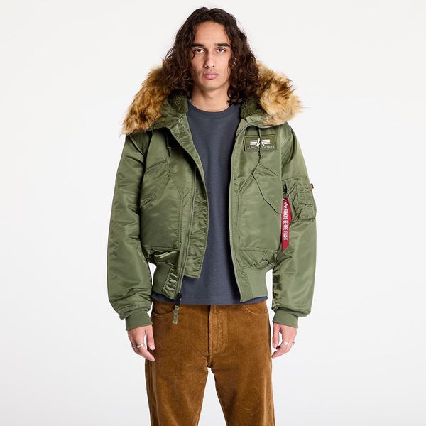 Alpha Industries Inc. Яке Alpha Industries 45P Hooded Sage-Green M