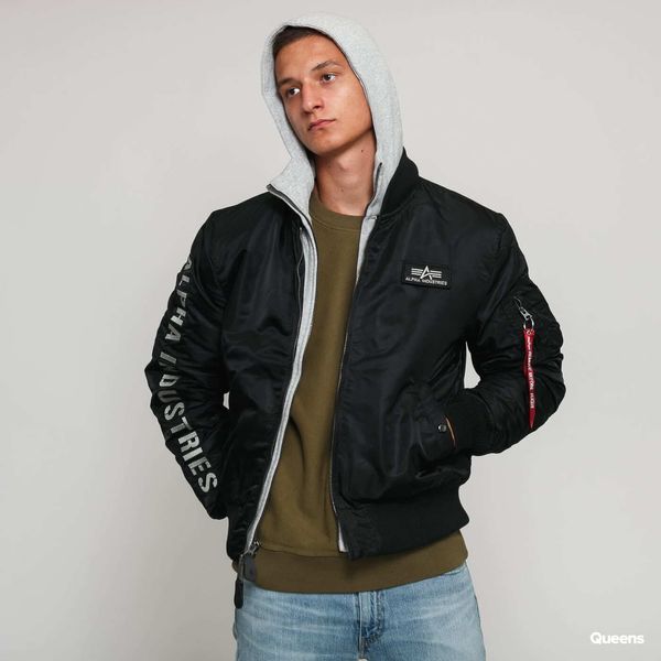 Alpha Industries Inc. Яке Alpha Industries MA-1 D-Tec SE Black / Grey S