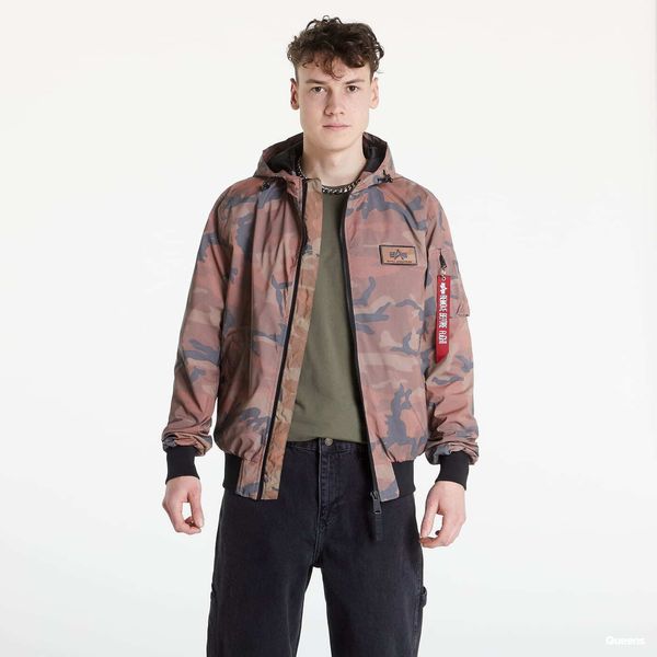 Alpha Industries Inc. Яке Alpha Industries MA-1 LW Hoode Refl. Camo Brown M
