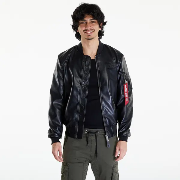 Alpha Industries Яке Alpha Industries MA-1 VF Vegan Leather Black M