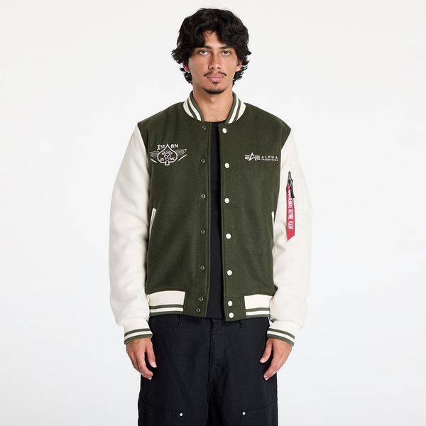 Alpha Industries Inc. Яке Alpha Industries Varsity Air Force Jacket Dark Olive M