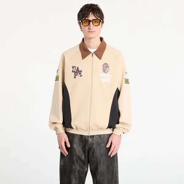 A BATHING APE Яке BAPE® x FOOTSHOP - Track Jacket UNISEX Beige M