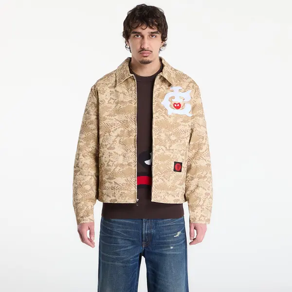 Billionaire Boys Club Icecream Яке Billionaire Boys Club Icecream Snakeskin Quilted Work Jacket Light Brown L