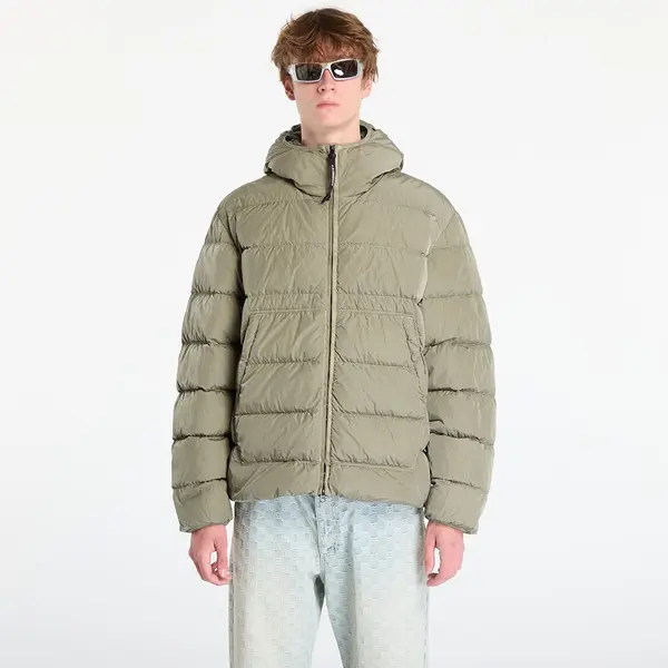 C.P. Company Яке C.P. Company Chrome-R Goggle Down Jacket Fungi Grey XXL