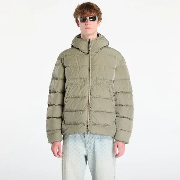 C.P. Company Яке C.P. Company Chrome-R Goggle Down Jacket Fungi Grey XXL