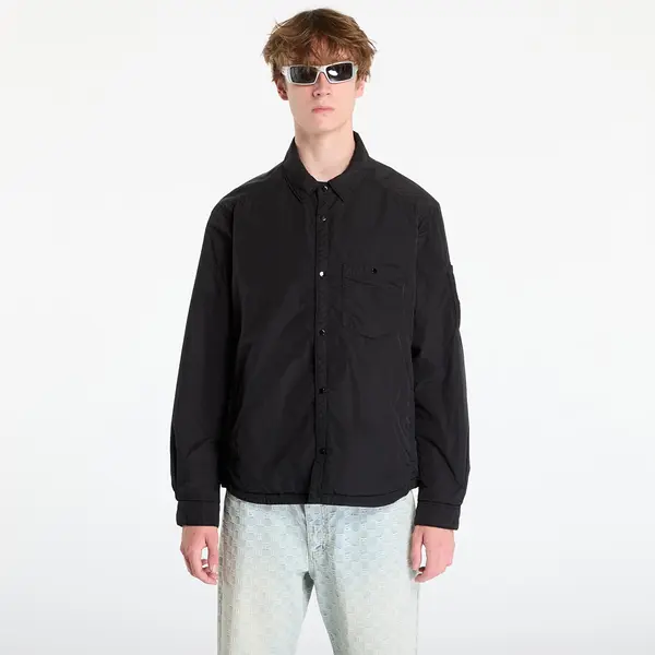 C.P. Company Яке C.P. Company Chrome-R Lens Button Overshirt Black L
