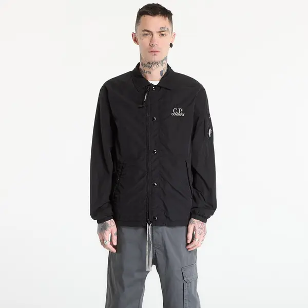 C.P. Company Яке C.P. Company Chrome-R Zipped Lens Overshirt Black S