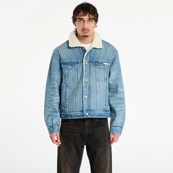 Calvin Klein Яке Calvin Klein Jeans 90S Sherpa Trucker Jacket Blue S