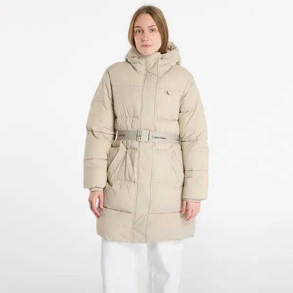Calvin Klein Яке Calvin Klein Jeans Belted Midweight Coat Brown XS