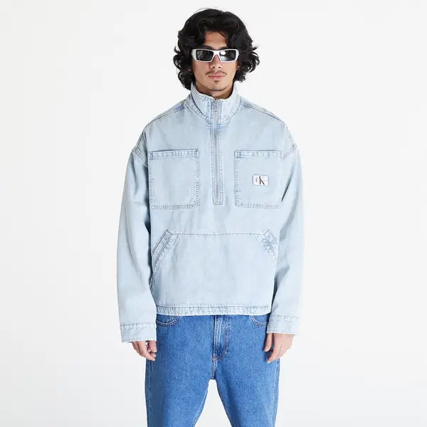 Calvin Klein Яке Calvin Klein Jeans Denim Pop Over Jacket Denim Light XXL