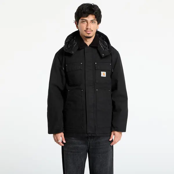 Carhartt WIP Яке Carhartt WIP Ambel Coat UNISEX Black/ Black Stone Washed XL