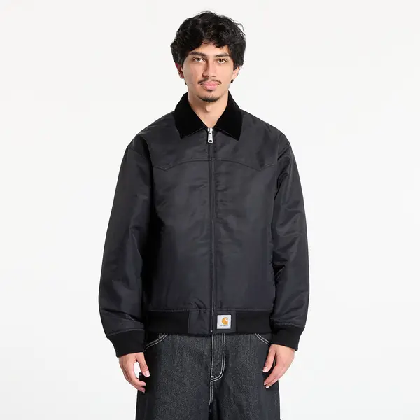 Carhartt WIP Яке Carhartt WIP Santa Fe Alumni Jacket UNISEX Black/ Scarlet L