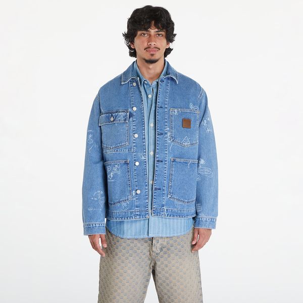 Carhartt WIP Яке Carhartt WIP Stamp Jacket UNISEX Stamp Print/ Blue Bleached M