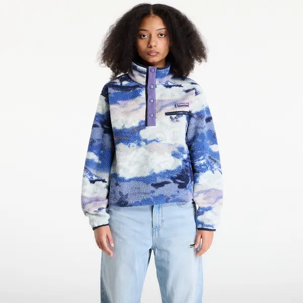 Columbia Яке Columbia Helvetia™ II Cropped Sherpa Half Snap Fleece With Print Nocturnal/ Dreaming S