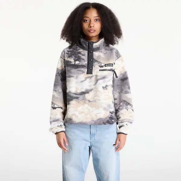 Columbia Яке Columbia Helvetia™ II Cropped Sherpa Half Snap Fleece With Print Shark/ Dreaming M